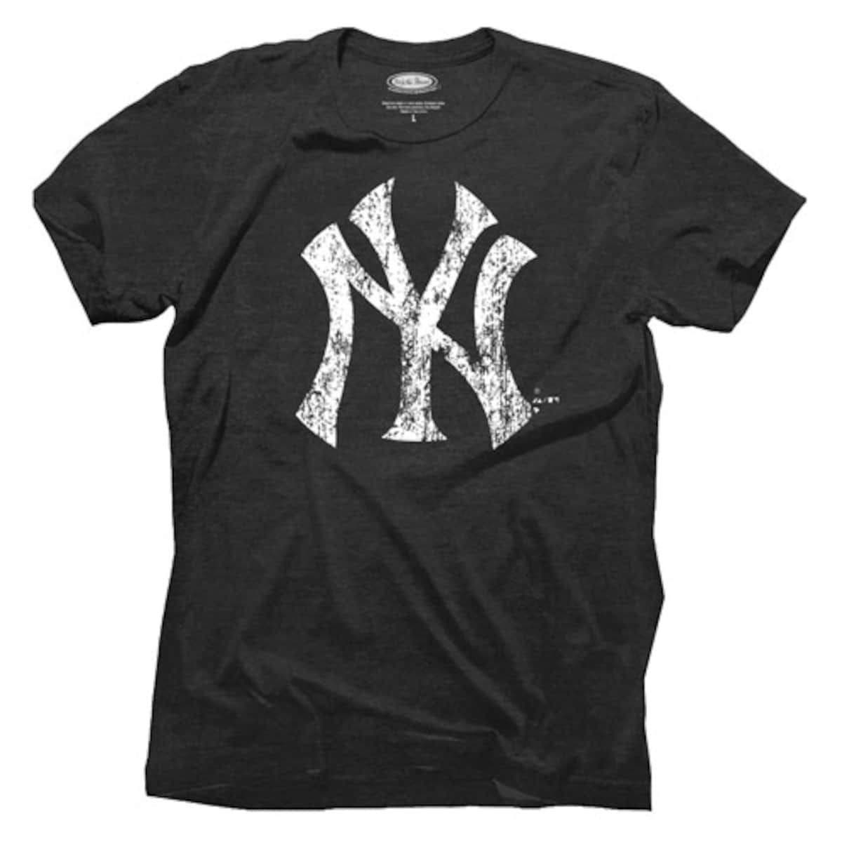 Majestic New York Yankees October Baseball Adult Mens Navy T-Shirt 